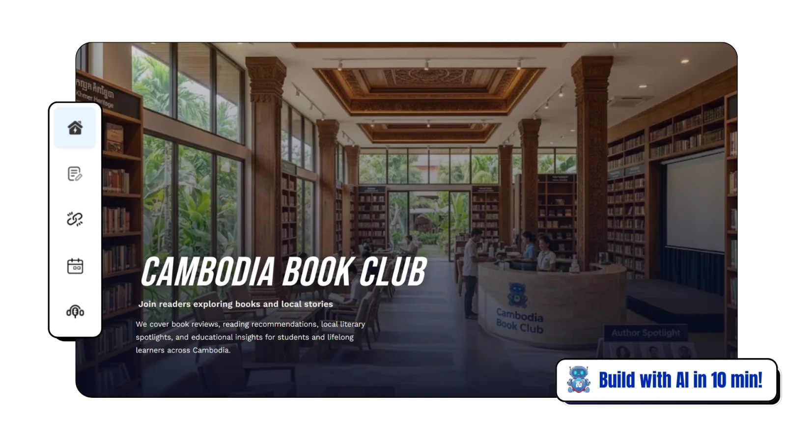 Serey landing page builder demo
